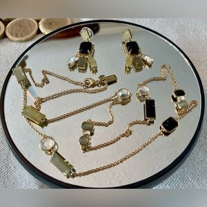 Kate Spade Ipanema Tile Necklace and Earrings “Mixed Station Scatter 402 Style”